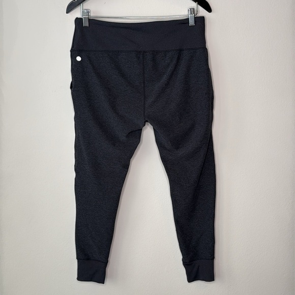 Zella Slim Fit Jogger Leggings in Heathered Black Size Large - Picture 6 of 9